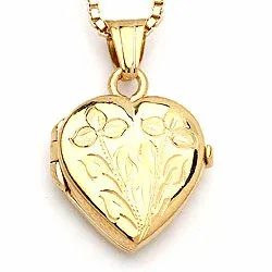 Medaillon aus vergoldetem Sterlingsilber