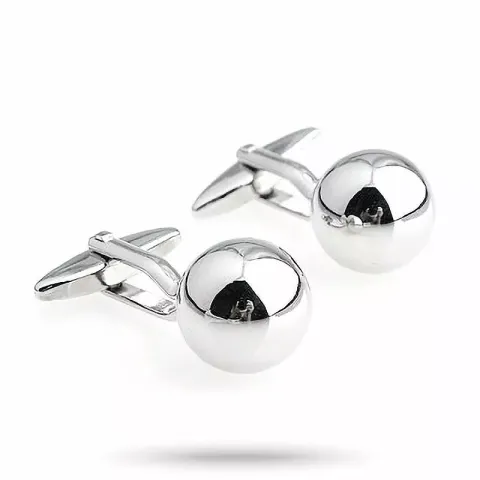 Runden manschettenknöpfe in stahl