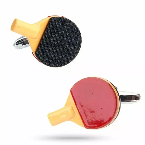 Tischtennisschläger Manschettenknöpfe in Stahl