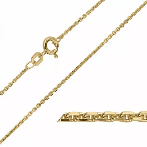 BNH Anker facet armband aus 8 Karat Gold 18,5 cm x 1,3 mm