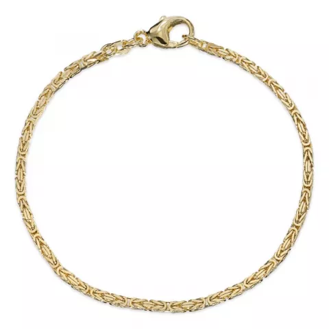 Königarmband aus 14 Karat Gold 17 cm x 1,8 mm