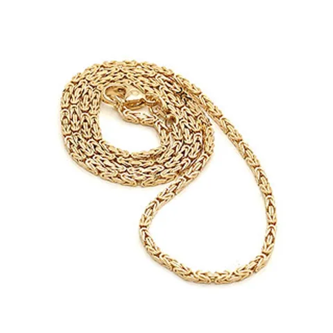 Königarmband aus 14 Karat Gold 21 cm x 4,8 mm