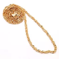 BNH Singapore Halskette aus 14 Karat Gold 42 cm x 2,9 mm