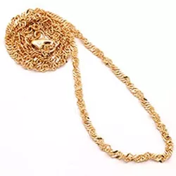 BNH Singapore Halskette aus 14 Karat Gold 42 cm x 3,5 mm