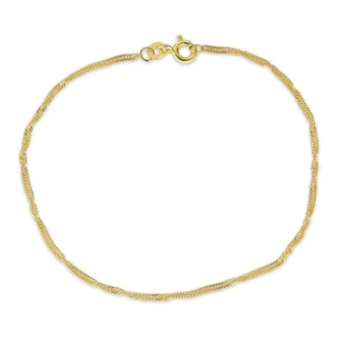 BNH Singapore Armband aus 8 Karat Gold 17 cm x 1,5 mm