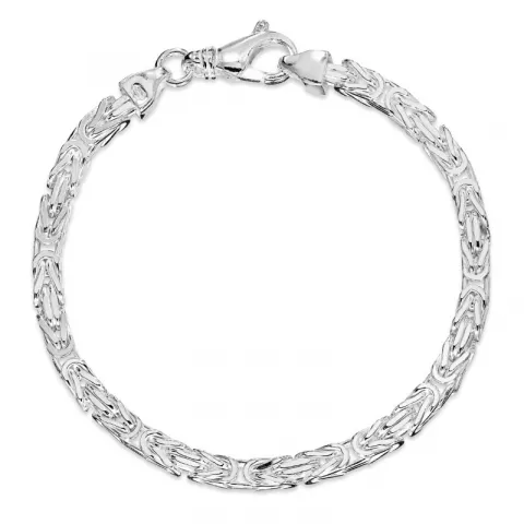 Königarmband aus Silber 17 cm x 4,0 mm