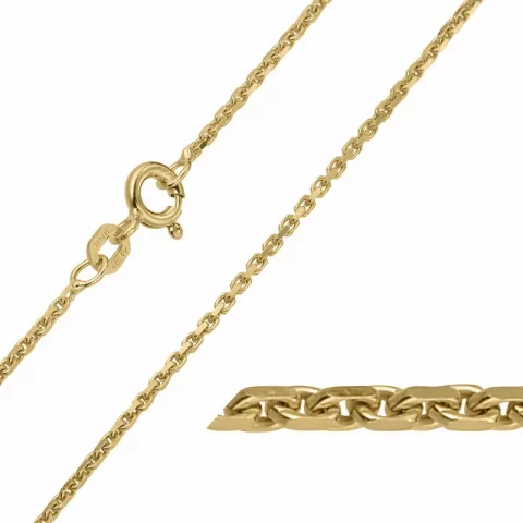 BNH Anker facet armband aus 14 Karat Gold 17 cm x 1,4 mm