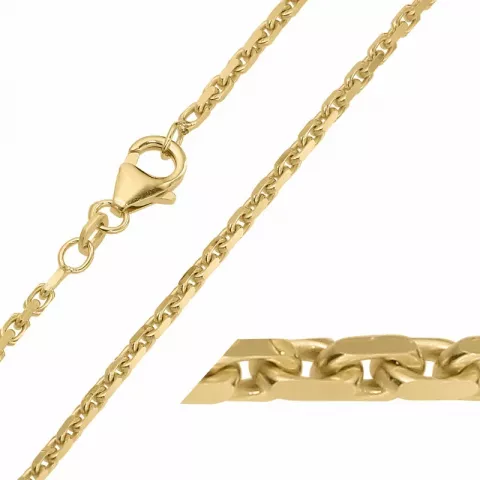 BNH Anker facet armband aus 14 Karat Gold 17 cm x 2,0 mm