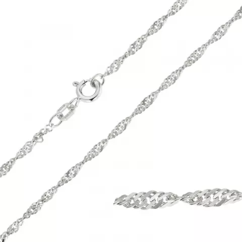 BNH Singapore Halskette aus Silber 45 cm x 2,3 mm