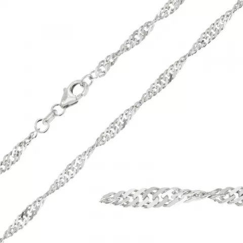 BNH Singapore Halskette aus Silber 38 cm x 2,9 mm