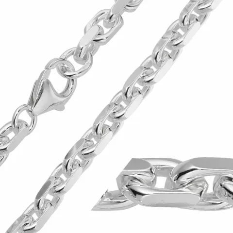 BNH Anker facet halskette aus Silber 40 cm x 5,7 mm