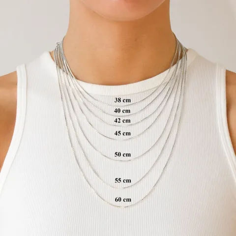 BNH Veneziahalskette aus Silber 40 cm x 1,5 mm