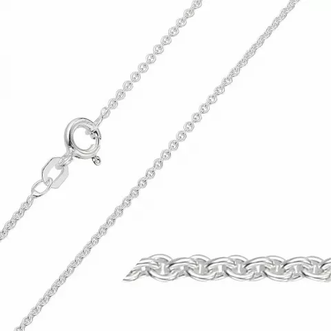 BNH Anker runden Halskette aus Silber 45-50 cm x 1,5 mm