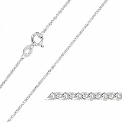 BNH Anker runden Halskette aus Silber 45 cm x 1,1 mm