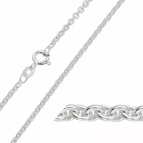 BNH Anker runden Halskette aus Silber 45 cm x 2,0 mm