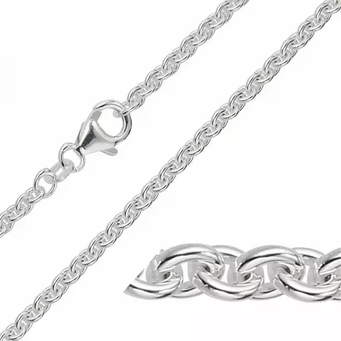 BNH Anker runden Halskette aus Silber 45 cm x 2,3 mm