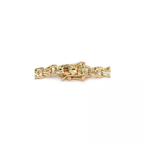 BNH Bismark-Armband aus 14 Karat Gold 18,5 cm x 4,5 mm