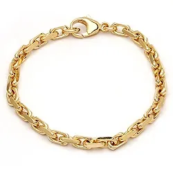 BNH Anker facet armband aus 14 Karat Gold 18,5 cm x 5,0 mm