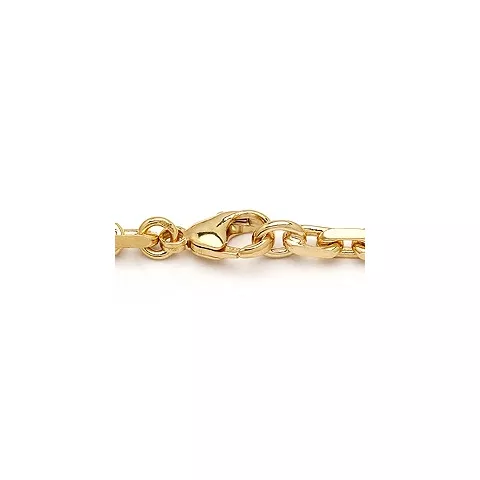 BNH Anker facet armband aus 14 Karat Gold 18,5 cm x 5,0 mm