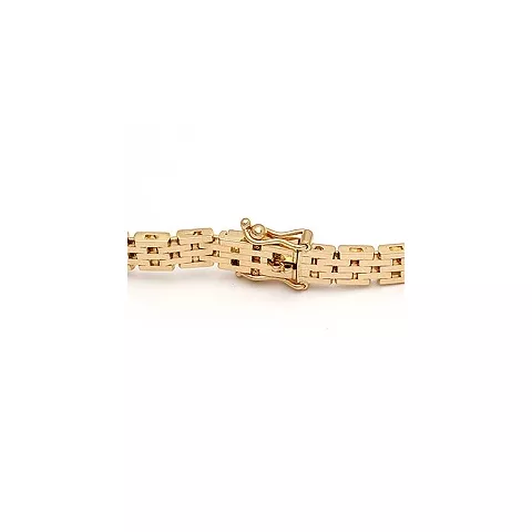 BNH Gliederarmband aus 14 Karat Gold 18,5 cm x 5,0 mm