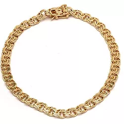 BNH Bismark-Armband aus 14 Karat Gold 18,5 cm x 7,1 mm
