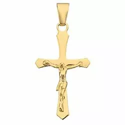 Jesus Gold bnh kreuz aus 14 Karat Gold