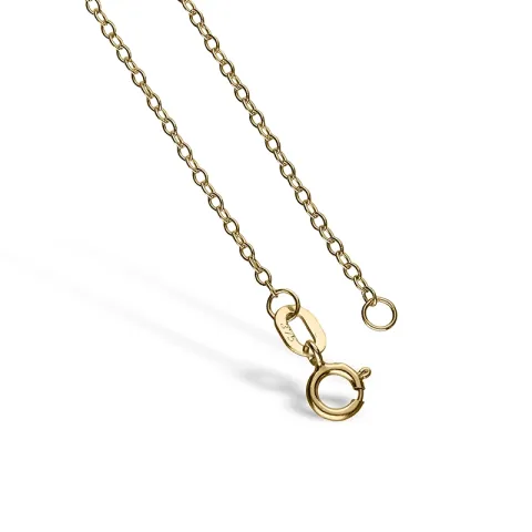 Namenskette mit Anhänger in 9 Karat Gold - My Letter