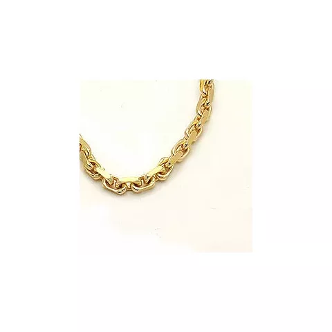 BNH Anker facet halskette aus 8 Karat Gold 45 cm x 1,6 mm