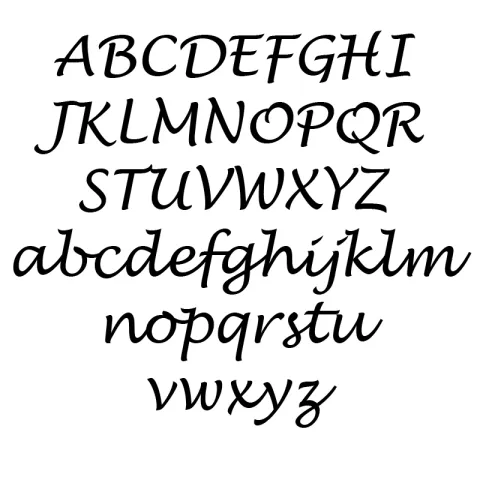 Herz Namenskette mit Anhänger in Silber mit  weißem Zirkon - My Letter