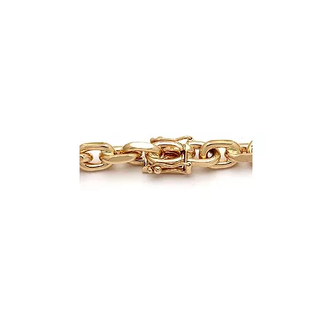 BNH Anker facet armband aus 14 Karat Gold 18,5 cm x 7,5 mm