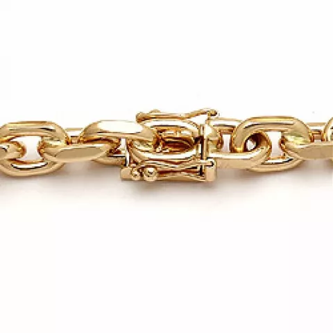 BNH Anker facet armband aus 14 Karat Gold 18,5 cm x 9,0 mm
