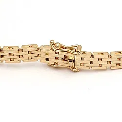 BNH Gliederarmband aus 14 Karat Gold 18,5 cm x 7,0 mm