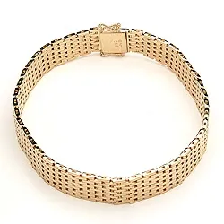 BNH Gliederarmband aus 14 Karat Gold 18,5 cm x 11,0 mm