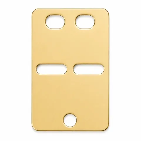 ID-Blech aus 8 Karat Gold