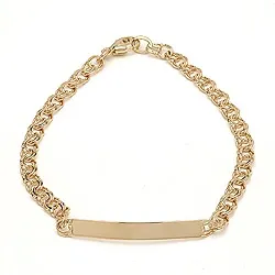 BNH Bismark-Armband aus 14 Karat Gold 14 cm x 3,5 mm