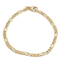 Figaroarmband aus 14 Karat Gold 21 cm x 2,8 mm