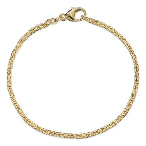 Königarmband aus 14 Karat Gold 23 cm x 1,8 mm