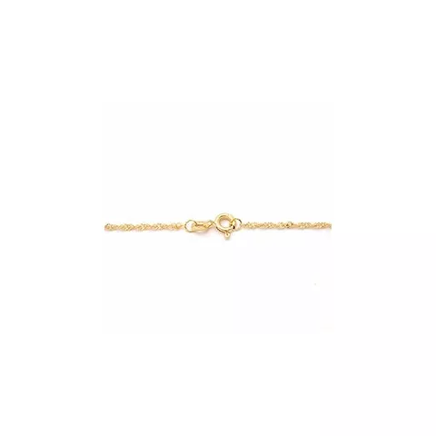 BNH Singapore Halskette aus 14 Karat Gold 38 cm x 1,5 mm