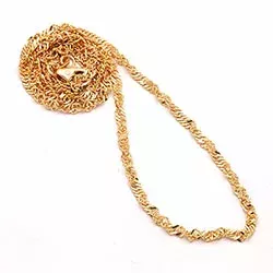 BNH Singapore Halskette aus 14 Karat Gold 38 cm x 2,3 mm
