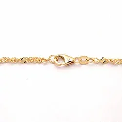 BNH Singapore Halskette aus 14 Karat Gold 38 cm x 2,3 mm