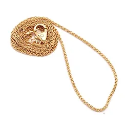 Weizenkette aus 14 Karat Gold 50 cm x 1,0 mm