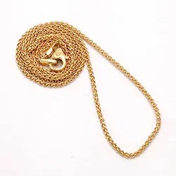 BNH Weizenhalskette aus 14 Karat Gold 38 cm x 1,3 mm