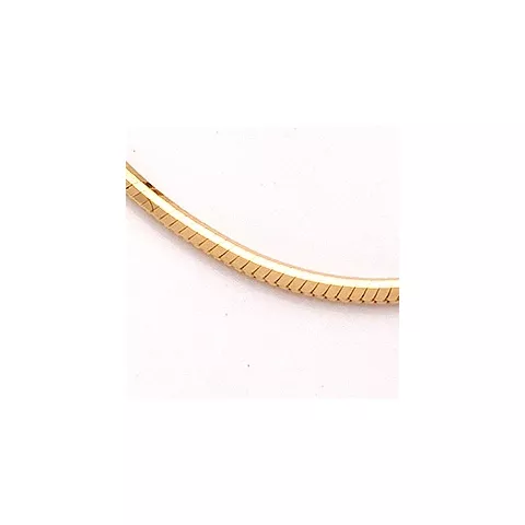 BNH Schlangenhalskette aus 14 Karat Gold 42 cm x 1,6 mm