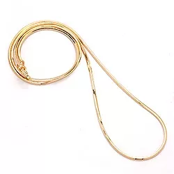 Schlangenhalskette aus 14 Karat Gold 60 cm x 1,6 mm