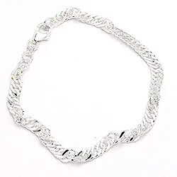 Bnh singapore armband aus silber 18,5 cm x 4,7 mm