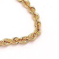 BNH cordel-Armband aus 14 Karat Gold 17 cm x 2,7 mm