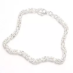Königarmband aus Silber 23 cm x 3,2 mm