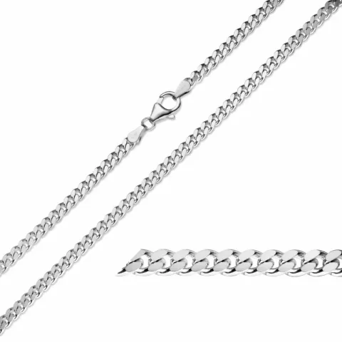 BNH Panzerhalskette aus Silber 70 cm x 4,0 mm