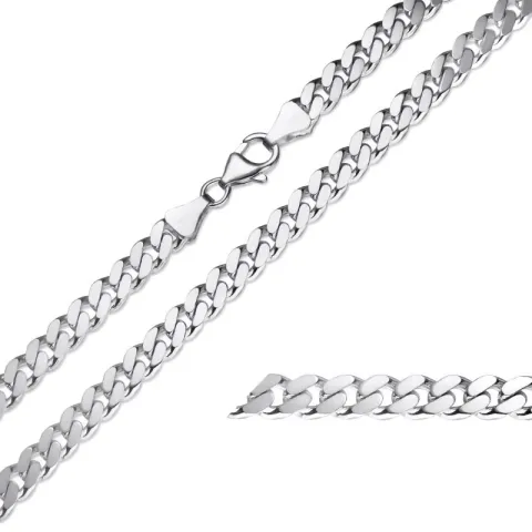 BNH Panzerhalskette aus Silber 70 cm x 6,0 mm