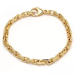 BNH Anker facet armband aus 14 Karat Gold 23 cm x 5,0 mm
